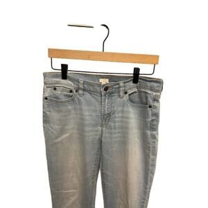 J Crew Women's 28 (6) Stretch Light Distressed Wash